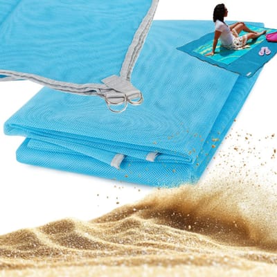 Pingyang Rongrong - Grote Strandmat - 200x150cm - Waterdicht - Blauw
