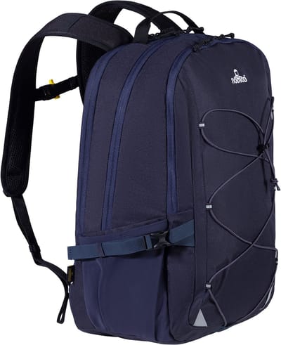 NOMAD® Silfra 28L Rugzak | Dark Navy | Laptop Rugtas met Laptopvak 15,6" | School / Werk | Heren / Dames / Jongens | Ergonomische Schooltas | Waterafstotend