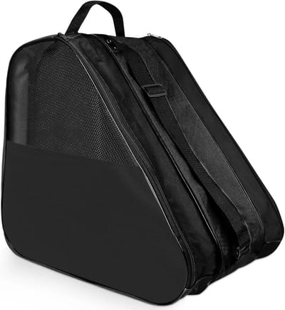 Schaats Opbergtas - Skate Tas - Sportuitrusting Opbergen - Grote Capaciteit Ventilatie - 50x40x3cm - Zwart