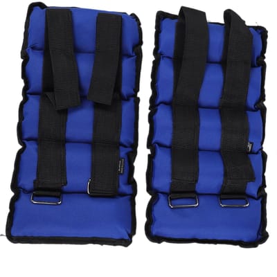 Nouveau 2 pièces Poids de Cheville Réglables Équipement de Gymnastique Poignet Fitness Yoga 5kg noir