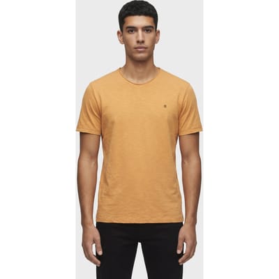 No Excess T-shirt Crewneck Slub Yellow Size: L | Basic T-Shirts Outlet | Heren | Geel