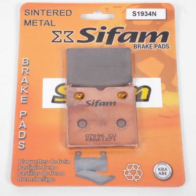 sifam remblokje voor motorfiets bmw 1000 k 100 rs / rt abs 1988 tot 1991 avg / avd nieuw