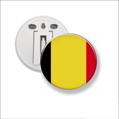 Button Met Clip 58 MM - Vlag België