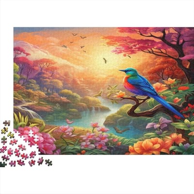 Bloemen Puzzel - Puzzel Volwassenen - Ontspanning Thuis - Letters op Achterkant - 75x50 cm - Kleurrijk