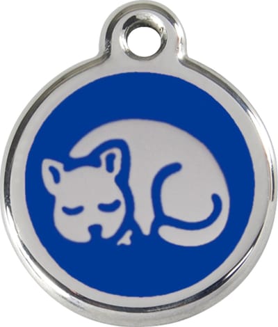 Red Dingo Kattenenning 20 mm slapende kat blauw