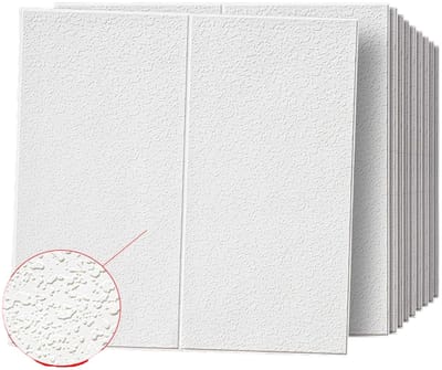 Home & Marker - Wandpanelen Zelfklevend - 3D Behang - Waterdicht - Muurdecoratie - 5 Stuks (35x35cm) - Wit - FORMWALL