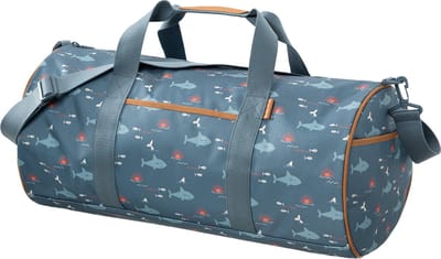 Fresk Grote weekendtas 37 L - Sporttas voor Kinderen - Reistas - Logeertas Jongens - Blauw - Shark