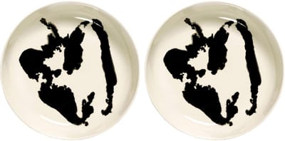 Serax - Ottolenghi Feast - Bord - Wit/Zwart - 22 Ø - 2 stuks