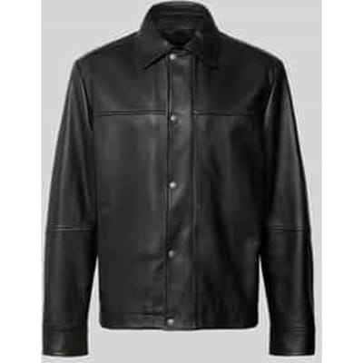 regular fit leren jas model 'JOBAN'