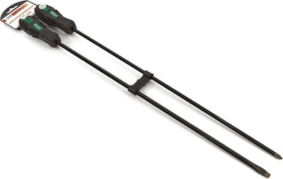 HBM 2-delige schroevendraaierset 450 mm lang, sleufkop en Philips, chromevanadium