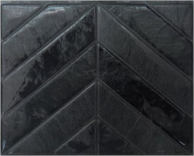 Smart Tiles Zelfklevende keuken achterwand voor keuken en badkamer Chevron Groen 4 29,02x22,86 cm