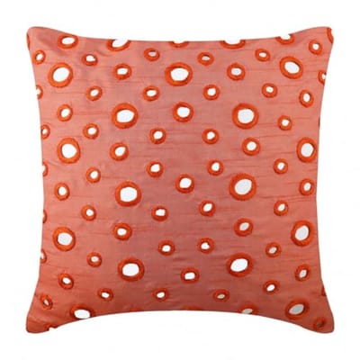 Decoratieve Kussensloop 30x30 cm met Spiegels en Stippen - Luxe Kunstzijde