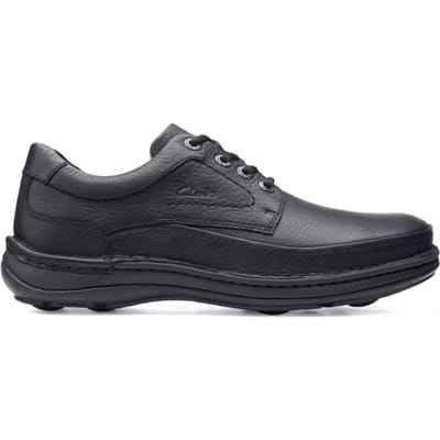 Clarks Nature Three - heren veterschoen - Zwart - maat 40 (EU) 6.5 (UK)
