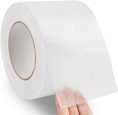 Antislip Tape voor Trappen, Zelfklevend en Waterdicht, 10 cm x 5 m, Valpreventie voor Ouderen en Kinderen, Veiligheid en Comfort in Huis