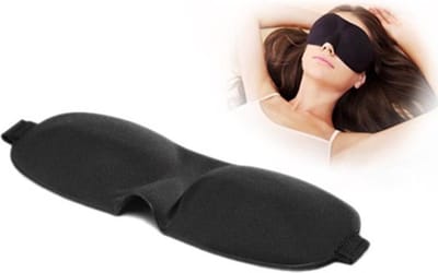 Zwart slaapmasker - Oogmasker slapen - Slaapmasker