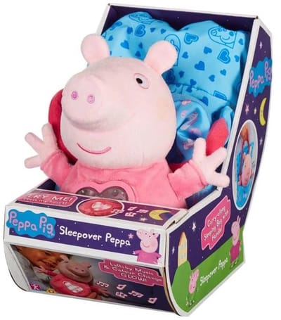 Bandai Peppa Pig Knuffelbeer Roze Kinderen