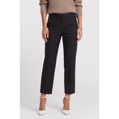 ARKET Elmo Tencel Poly Trousers Black Maat: 32 | Pantalons Outlet | Dames | Zwart