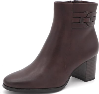 Marco Tozzi Dames Enkellaars - 25326-307 Bruin - Maat 37