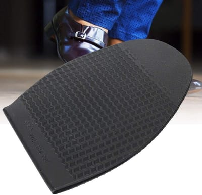 Dailygoods- Zolen Antislip Functie - Halve Zool - Natuurlijk Rubber - Platte Voorvoet Zolen - Duurzaam - Verstelbaar in Maat - Schoenzolen