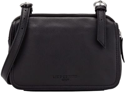 LIEBESKIND BERLIN Leren Schoudertas Avondtas Harris Mareike Crossbody Bag Black Zwart