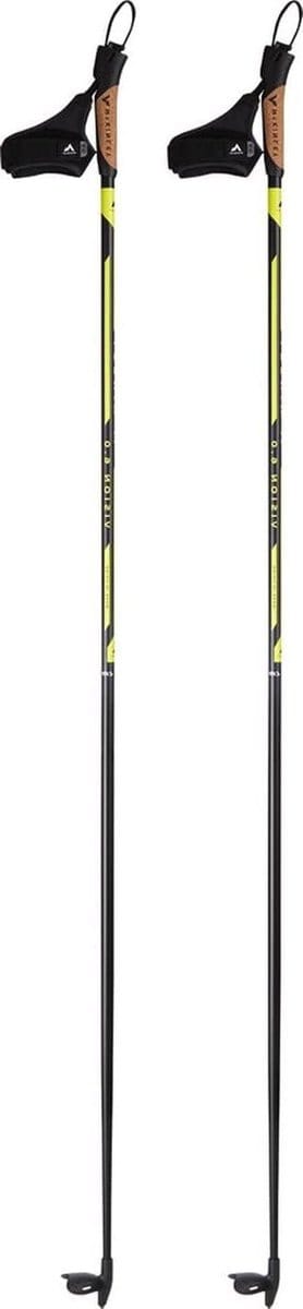 Langlaufstokken - Ski stokken Langlaufski stokken - Sportieve Prestaties - 60% Carbon Constructie - 160 cm - Zwart/Wit/Geel
