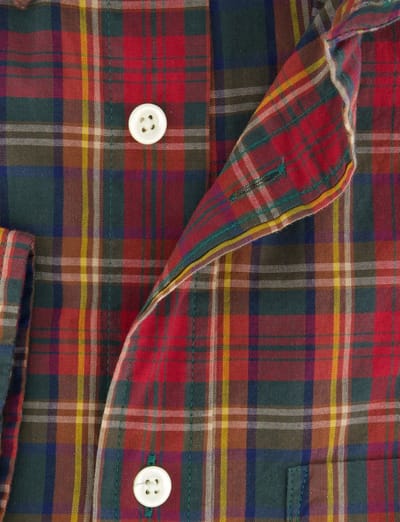 Gant Casual overhemd Regular Fit rood katoen