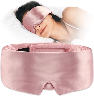 Comfortabel ademend slaapmasker met 3D-neuspads voor heren en vrouwen