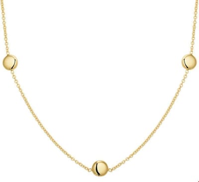 The Fashion Jewelry Collection Ketting 1,2 mm 43 - 45 cm - Geelgoud