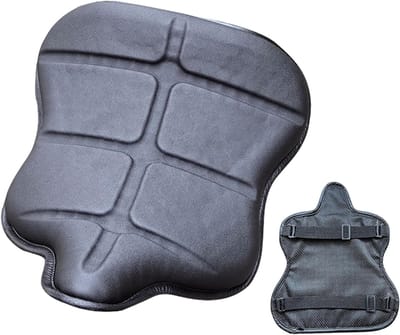 Motorfiets Zitkussen - Motor Zadelkussen - Comfortabel Rijden - Ademend en Schokabsorberend - 41 x 37 x 3.5 cm - Zwart
