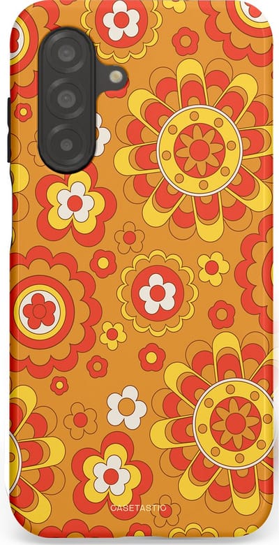 Casetastic Hoesje Geschikt voor Samsung A26 - Stijlvolle Beschermende Duo-layer Case - Retro droom