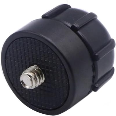 Adapter voor 17mm Ballhead met 1/4 Schroefdraad voor Camera, Tripod en Fietsaccessoires - Geschikt voor Smartphones en Fotoapparatuur