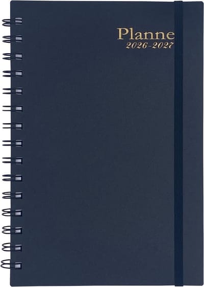 Planner 2024-2025 - Agenda Notitieboek - Afspraken Bijhouden - Dikke Papier Kwaliteit - 55 x 82 inch - Zwart