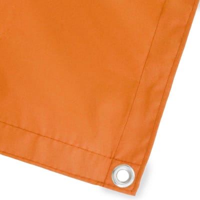 vidaXL - Balkon - Privacy - Scherm - 180 - x - 500 - cm - Stof - met - PU-coating - Oranje