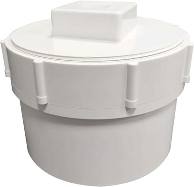 PVC Riool Reinigingsstuk met Dop en Plug - Diameter 3 Inch - Afvoerleiding Fitting
