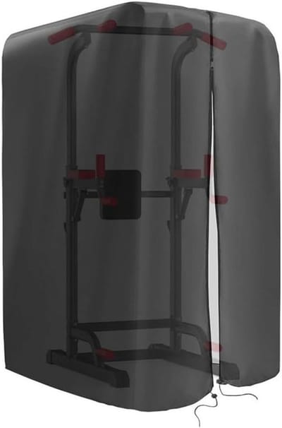 Home Gym Set Cover - Fitness Apparatuur Beschermhoes - Bescherming Tegen Weer - Waterdicht Oxford Stof - 42x40x64 inch - Zwart