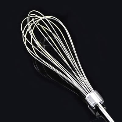 2 roestvrijstalen garde-/klopperopzetstukken (voor handmixers) mixeropzetstukken