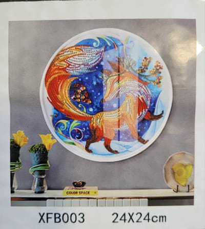 Diamond painting raamdecoratie
