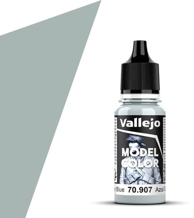 Vallejo Hobbyverf Acrylverf - 70907 Model Color Pale Grey Blue - Acryl Verf flesje - 17 ml