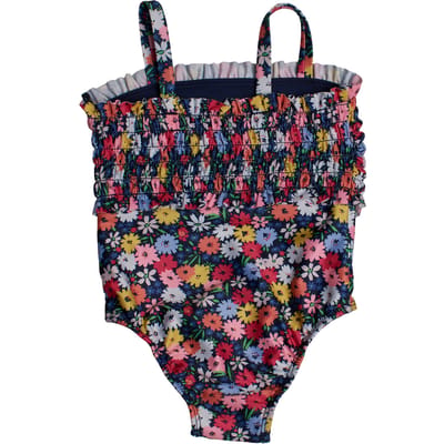 Zwempak met rimpels voor babymeisjes 802246