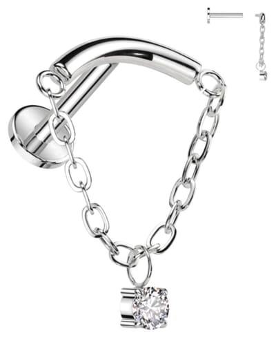 Zilver- Hidden- Helix -zirkonia -zilverkleur - Charme Bijoux