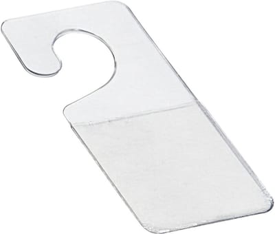 Display Hangers van 18 x 45 mm / Hang Tabs - Rol van 500 stuks - type: SPN-01