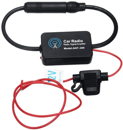 Dailygoods- Signaalversterker Universeel - Antenne Auto - Antenne Versterker - 12 V - Hoge Kwaliteit - Verbeterd Radiosignaal