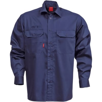 Katoenen shirt met lange mouwen Fristads 7386 BKS