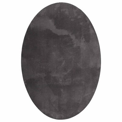 vidaXL - Tapijt - HUARTE - Antraciet - 140 - x - 200 - cm - 100% - Polyester