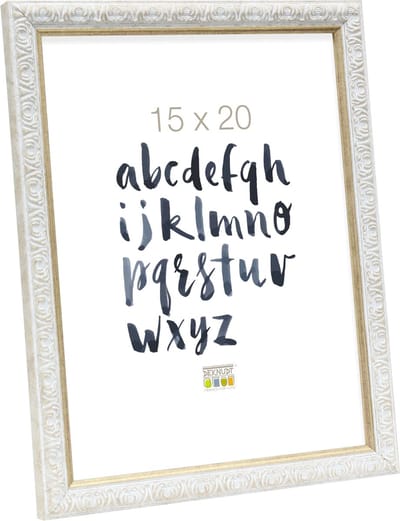 Deknudt Frames fotolijst S95LF1 - wit - retrokader - 15x20 cm