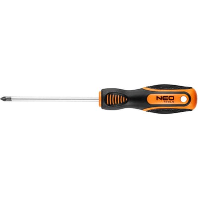 NEO - Schroevendraaier Pozidriv - PZ1 - 100 mm - Ergonomische Handgreep - Magnetische Punt