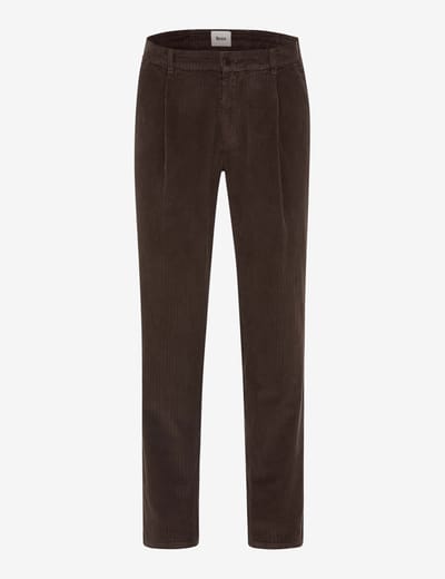 Brax Heren Chino  Style TINO CHOCOLATE, donkerbruin, maat 33/32