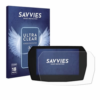 Savvies - Screenprotector voor Ducati Streetfighter V2 2025 - Folie Beschermfolie transparant 18 Stuks