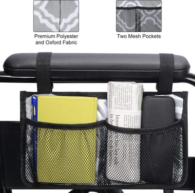 rolstoel opbergtas - Veilige opbergtas voor rolstoelen, mobiliteitshulp rolstoelaccessoires tas voor ouderen senioren