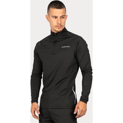 XXL Sportswear Training 1/4 Zip Pullover - Black Zwart L